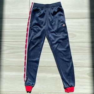 CHAMPION Boys Navy Joggers Sweatpants - Size M